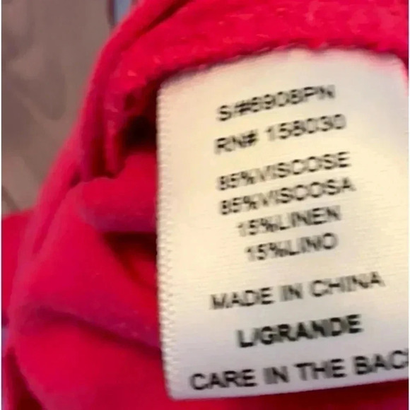 Love Tree NWT! Hot Pink Skort Size Large Lace Up - Picture 8 of 9